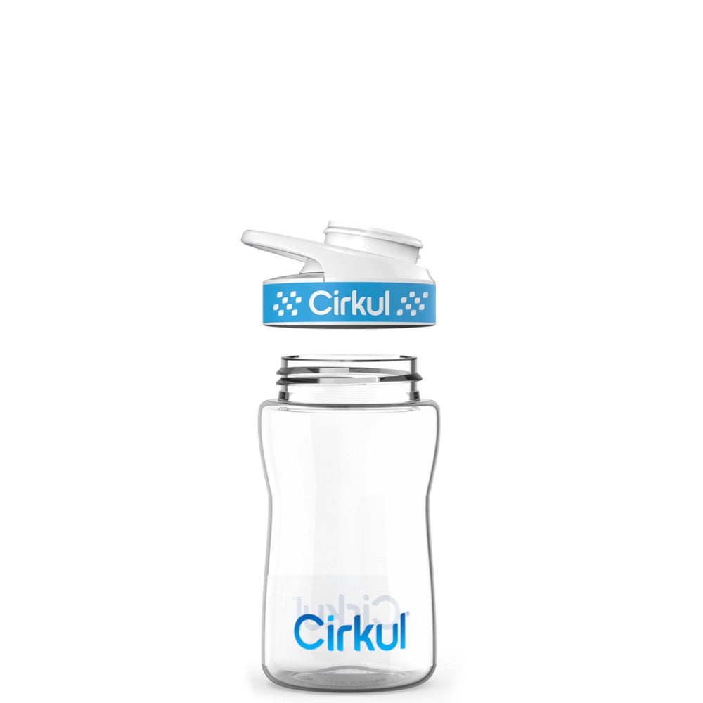 12oz. Plastic Bottle & Comfort Grip Lid