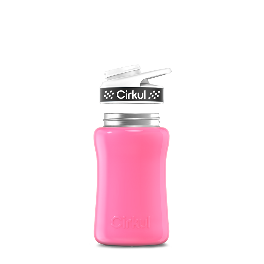 12oz. Stainless Steel Bottle & Comfort Grip Lid
