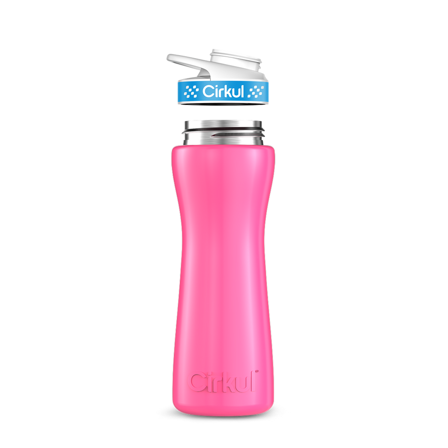 22oz. Stainless Steel Bottle & Comfort Grip Lid