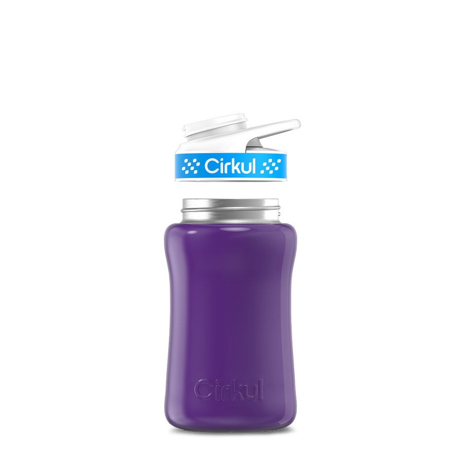 12oz. Stainless Steel Bottle & Comfort Grip Lid