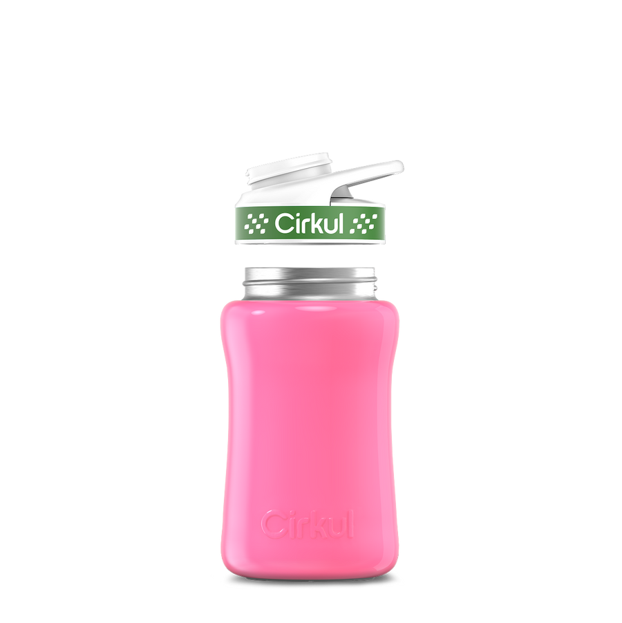 12oz. Stainless Steel Bottle & Comfort Grip Lid