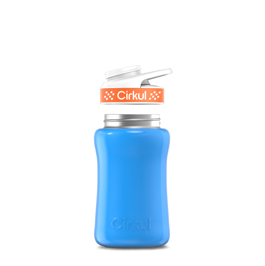 12oz. Stainless Steel Bottle & Comfort Grip Lid