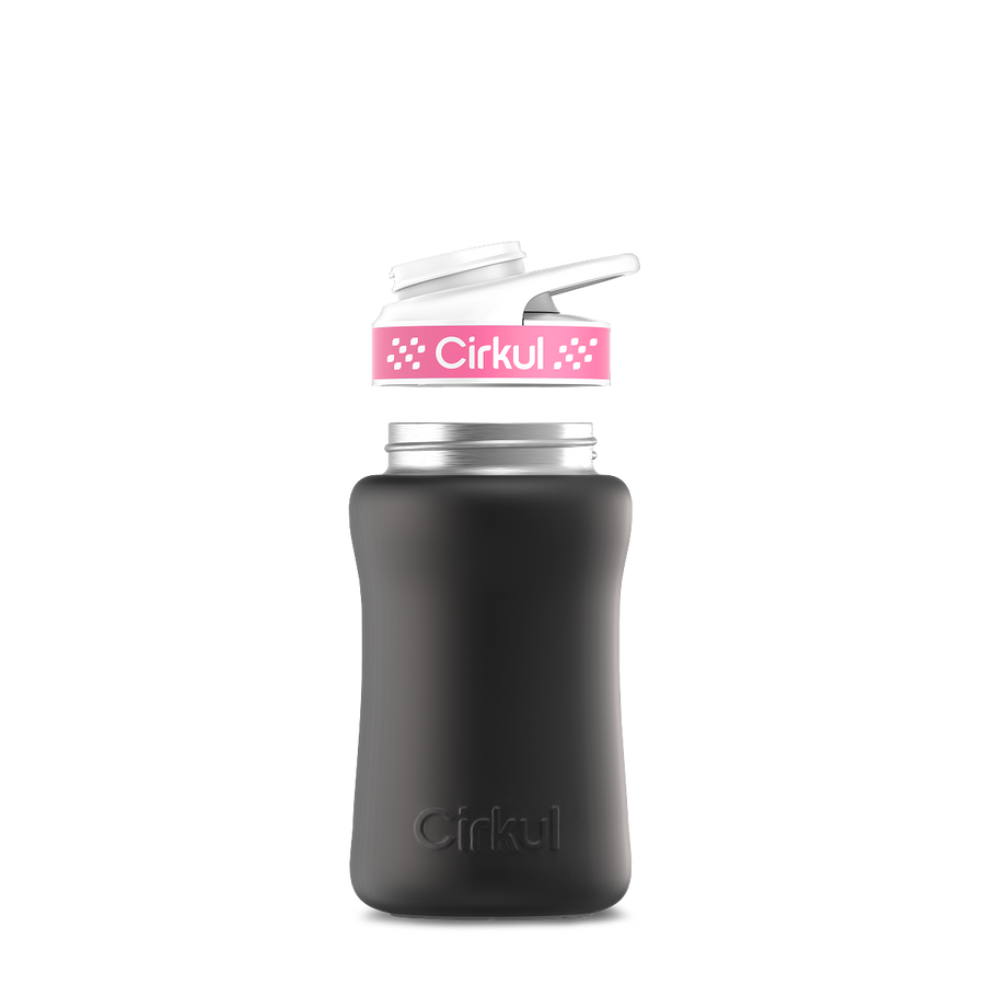 12oz. Stainless Steel Bottle & Comfort Grip Lid