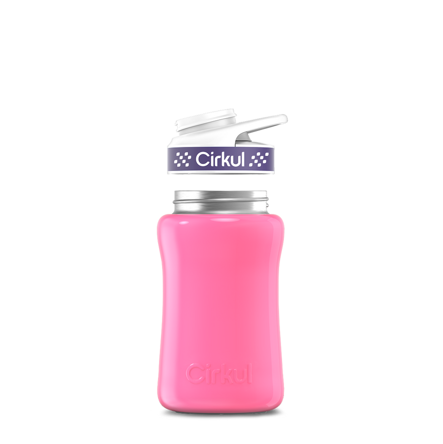 12oz. Stainless Steel Bottle & Comfort Grip Lid