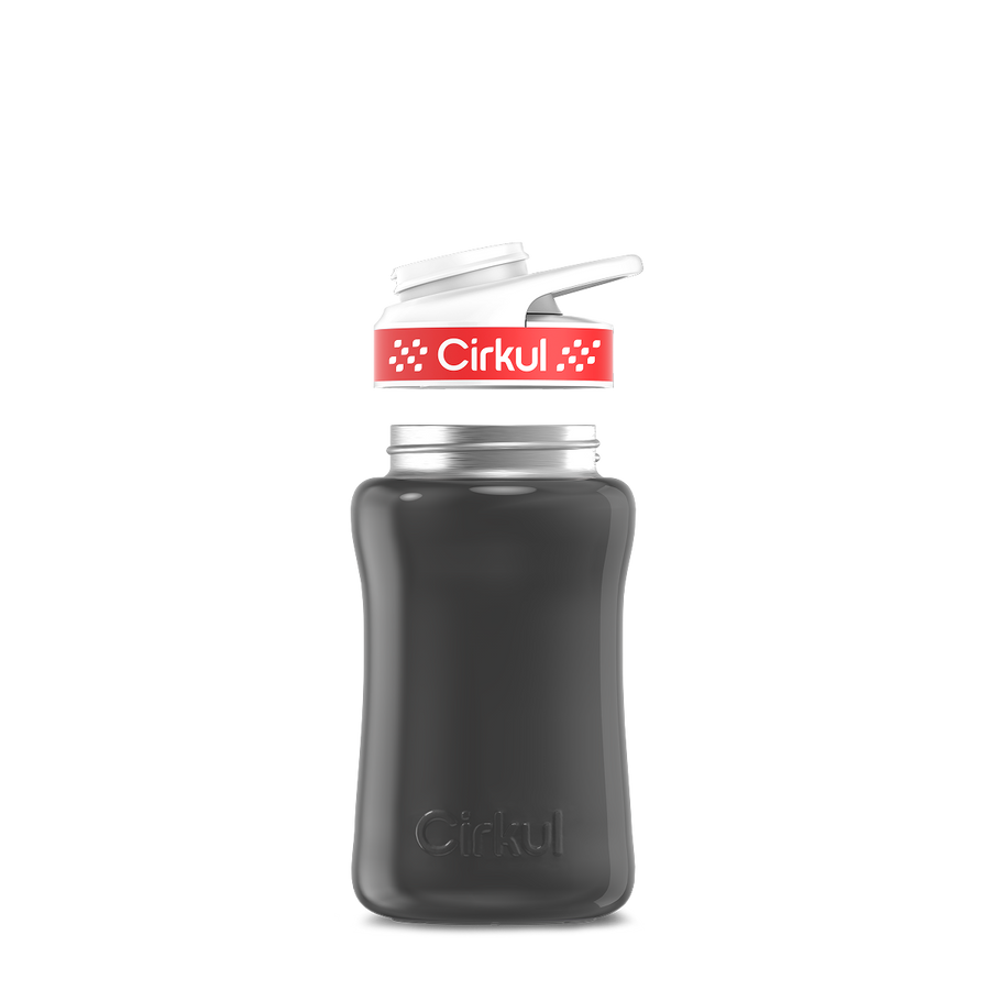 12oz. Stainless Steel Bottle & Comfort Grip Lid