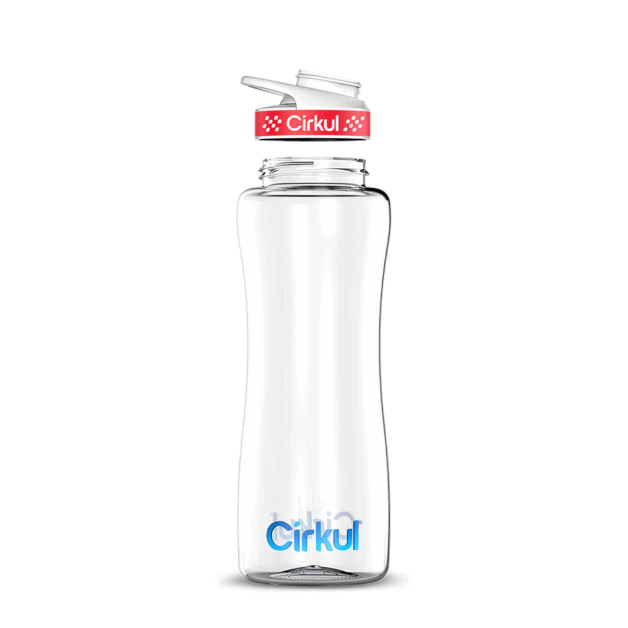 32oz. Plastic Bottle & Comfort Grip Lid
