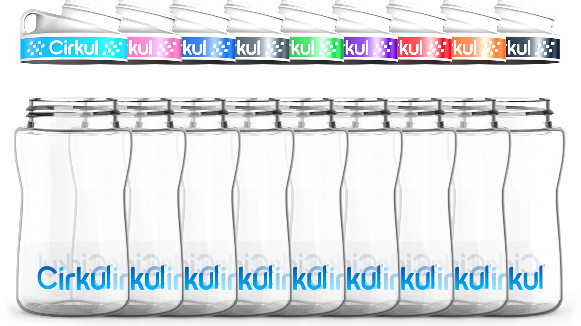12oz. Plastic Bottle & Comfort Grip Lid