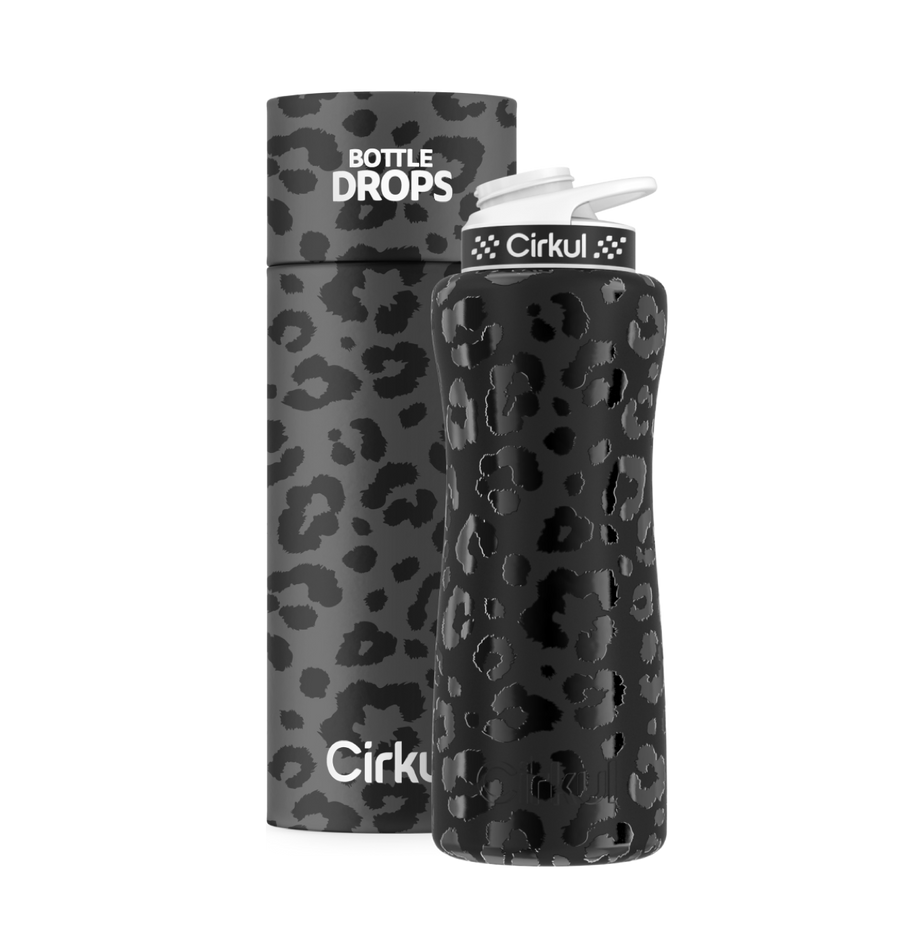 CX: Limited Edition: Black Leopard 32oz. Stainless Steel Bottle & Lid